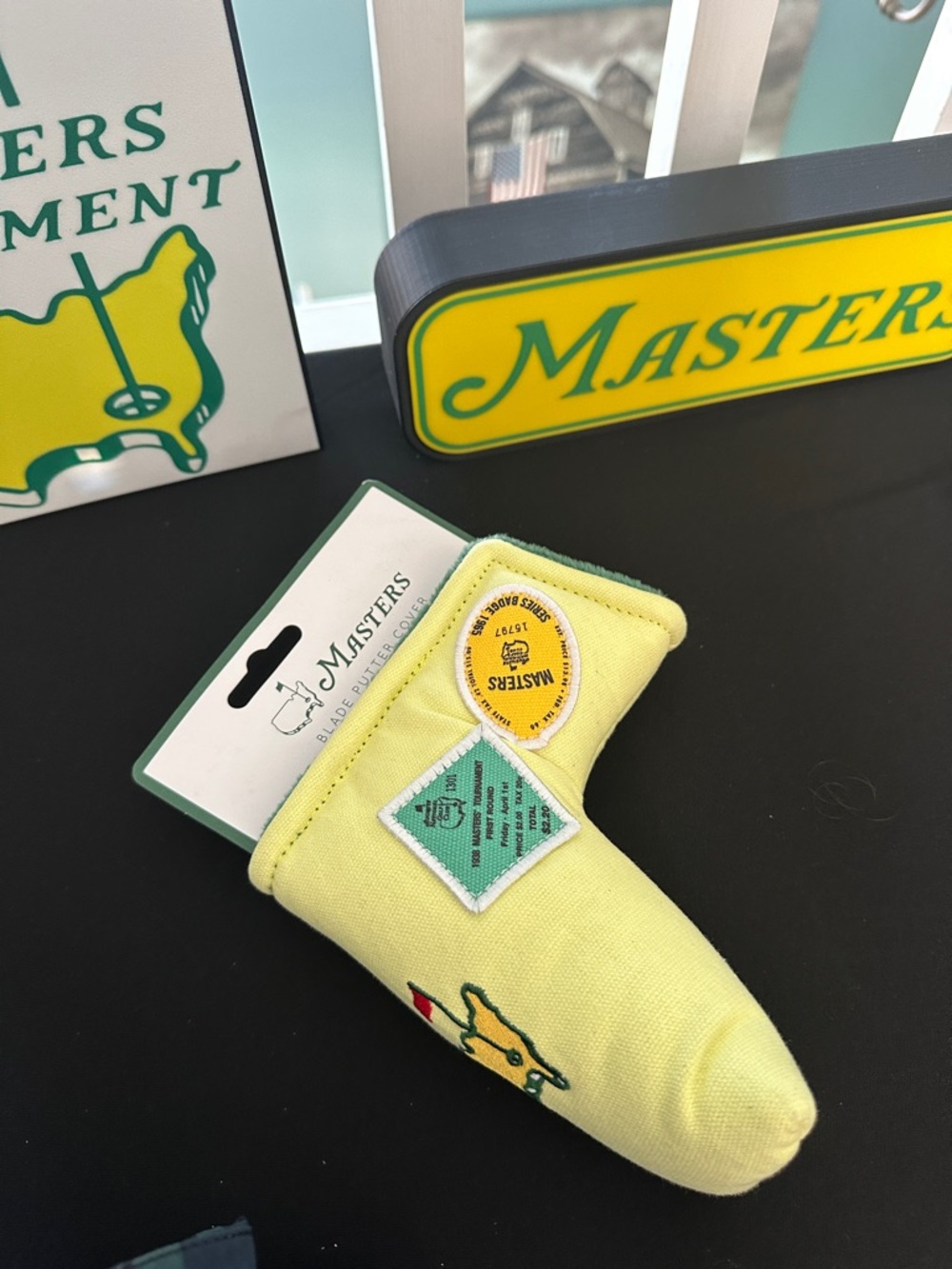 NWT 2026 Masters Blade Putter Cover, Augusta National Badge Themed ANGC